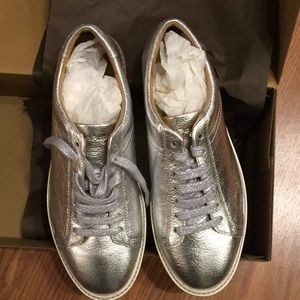 Silver Hush Puppy sneakers